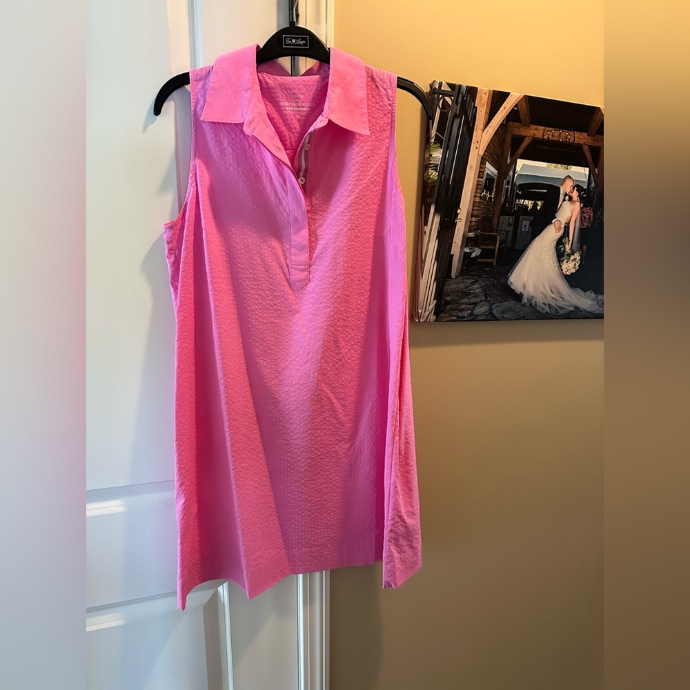 Vineyard Vines Pink Sleeveless Blouse